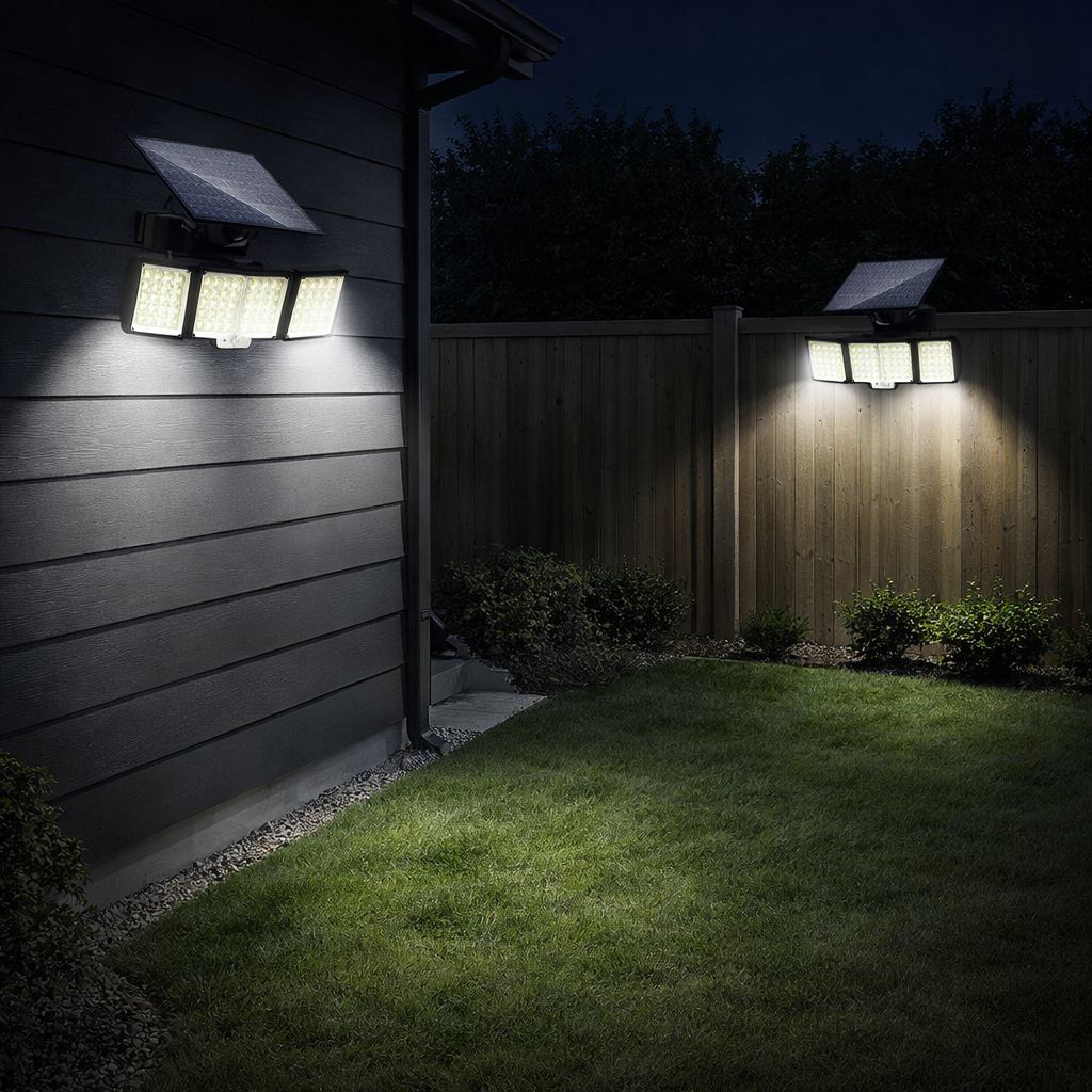 Outdoor Solar LED Motion Sensor Wall Light | Polvara