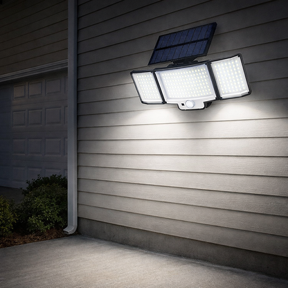 Outdoor Solar LED Motion Sensor Wall Light | Polvara