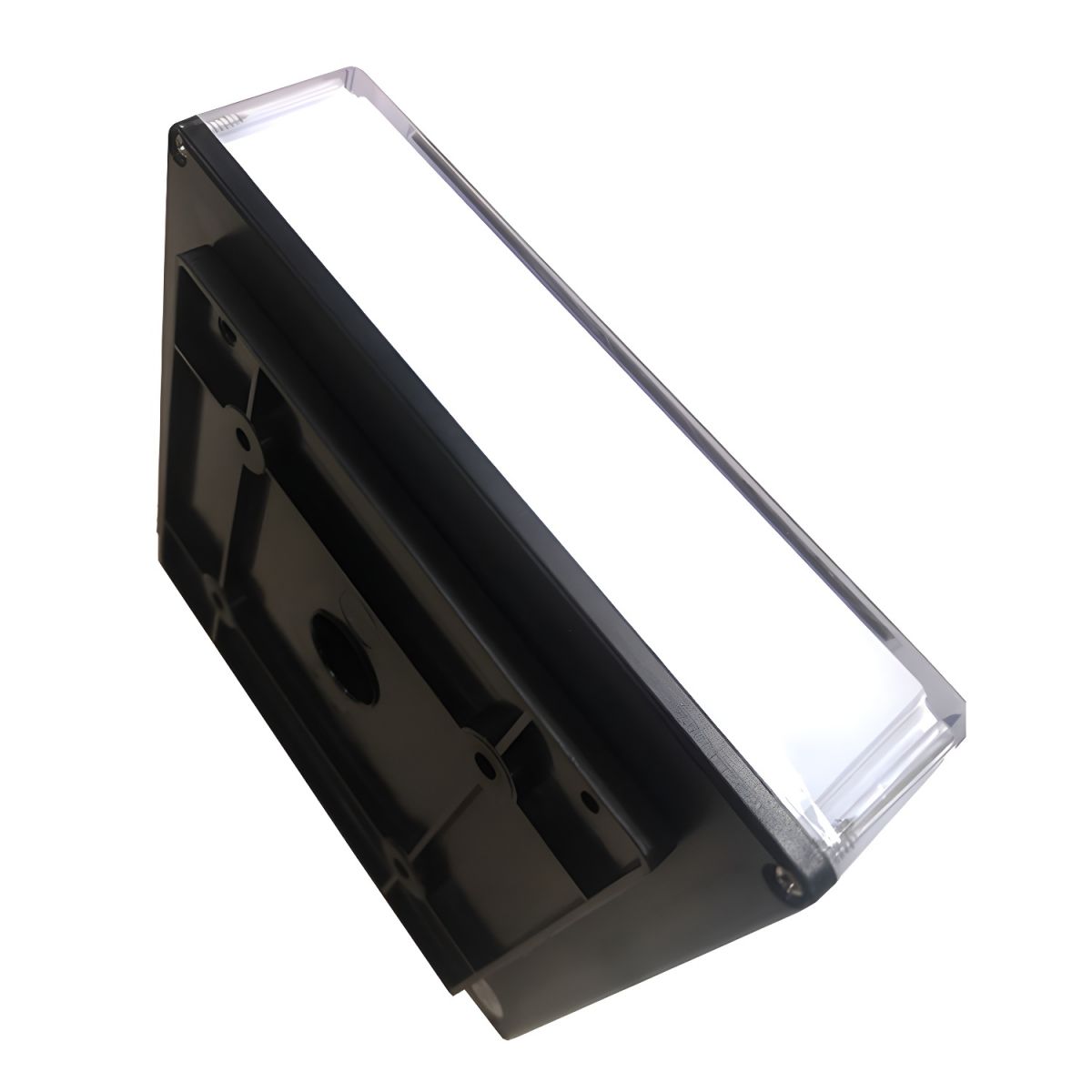 Outdoor Solar LED Pillar Light Modern Plastic White | Sarvane