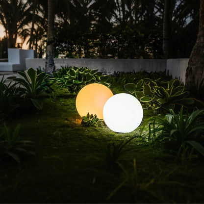 Outdoor Solar LED Sphere Light Modern Portable Design | Bravico
