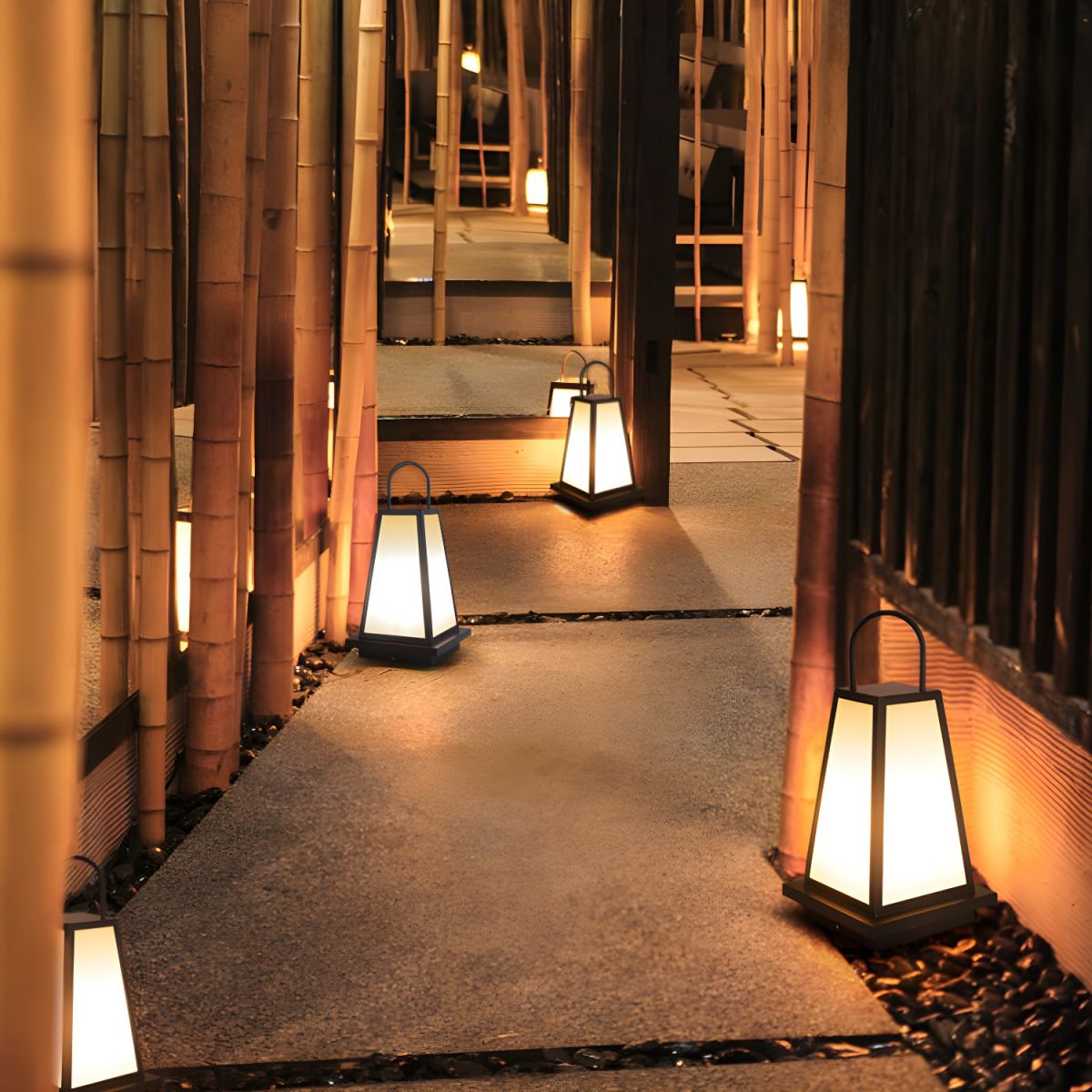 Outdoor Solar Metal Pillar Lamp Waterproof LED Light | Invero