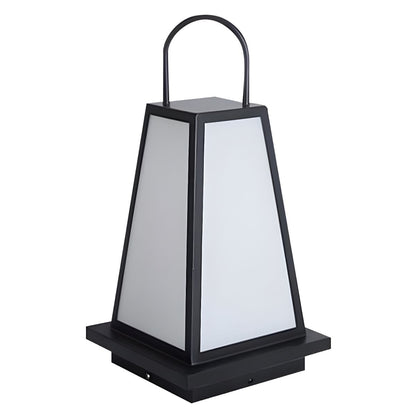 Outdoor Solar Metal Pillar Lamp Waterproof LED Light | Invero