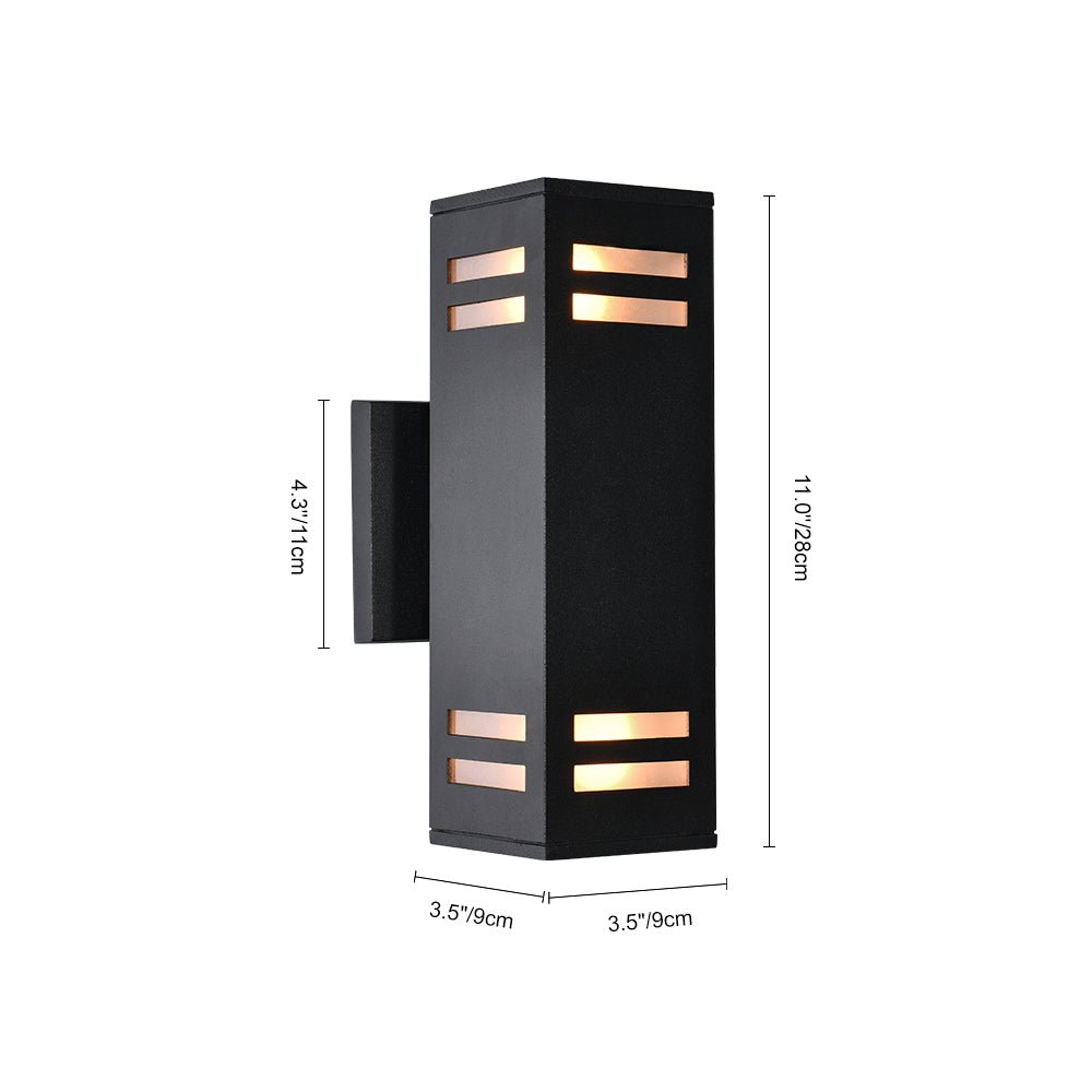 Outdoor Wall Sconce Porch Light Up Down Modern | Orvexa