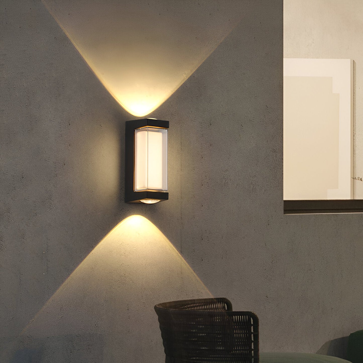 Outdoor Waterproof Acrylic Wall Light Nordic Minimalist | Elnico