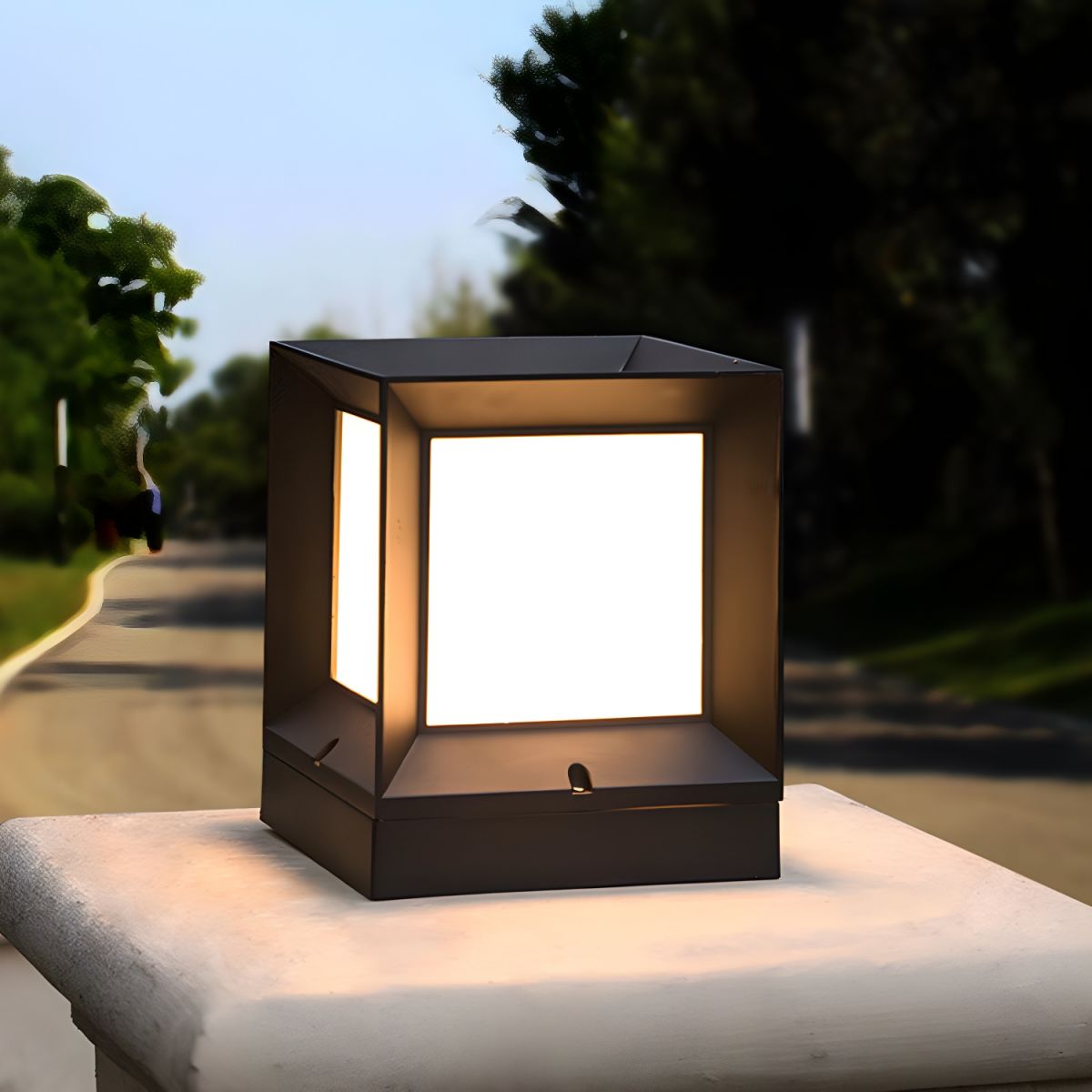 Outdoor Waterproof Plastic Rectangle Light Fixture | Linvora