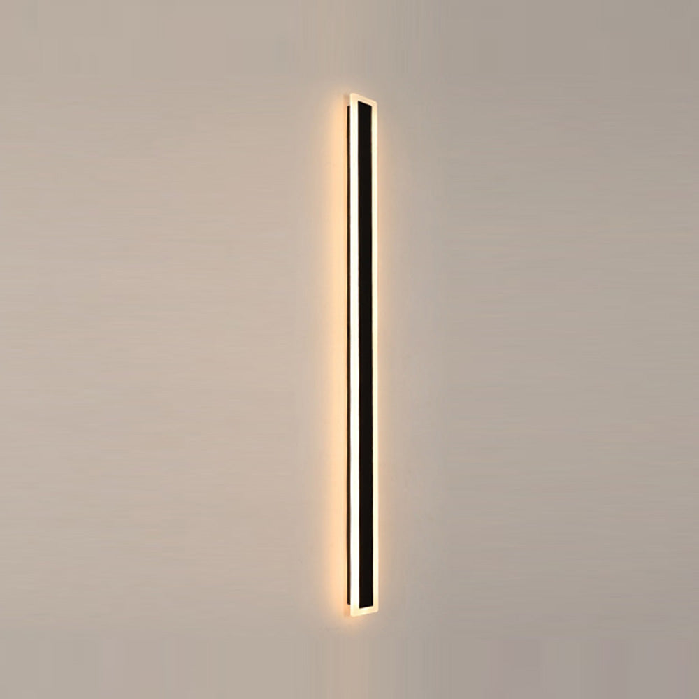 Outdoor Waterproof Up Down Wall Light Black Finish | Malvora