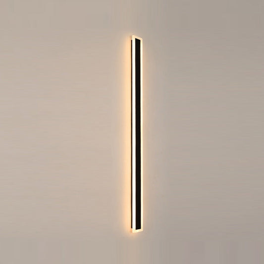 Outdoor Waterproof Up Down Wall Light Black Finish | Malvora