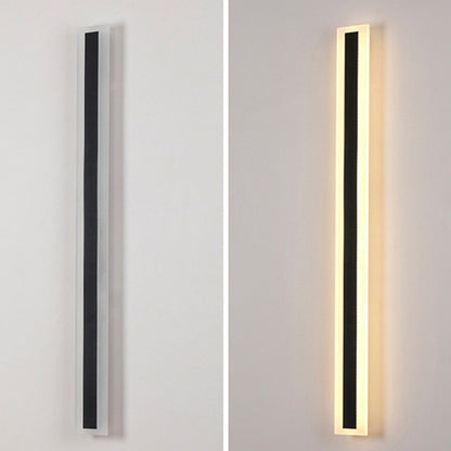 Outdoor Waterproof Up Down Wall Light Black Finish | Malvora