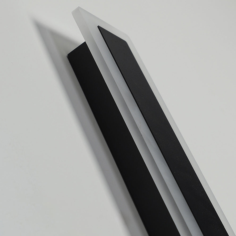 Outdoor Waterproof Up Down Wall Light Black Finish | Malvora