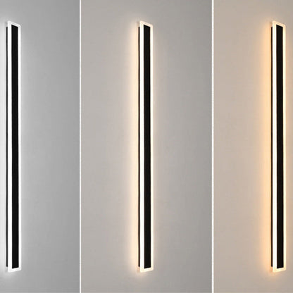 Outdoor Waterproof Up Down Wall Light Black Finish | Malvora