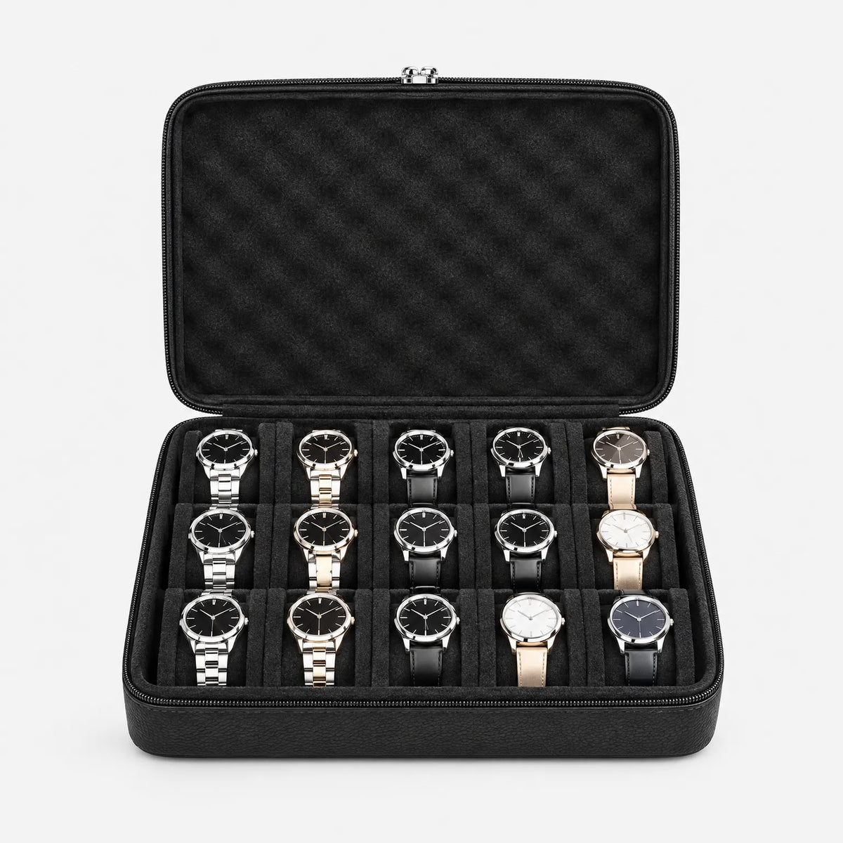 Padded Multi-Slot Watch Storage Box