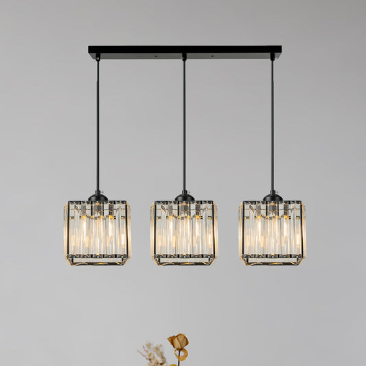 Pendant Crystal Multi Head Nordic Light Fixture | Zenvix