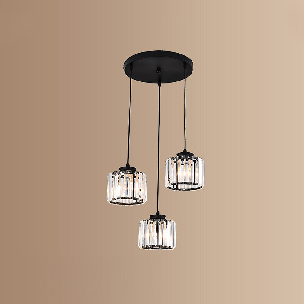 Pendant Crystal Multi Head Nordic Light Fixture | Zenvix