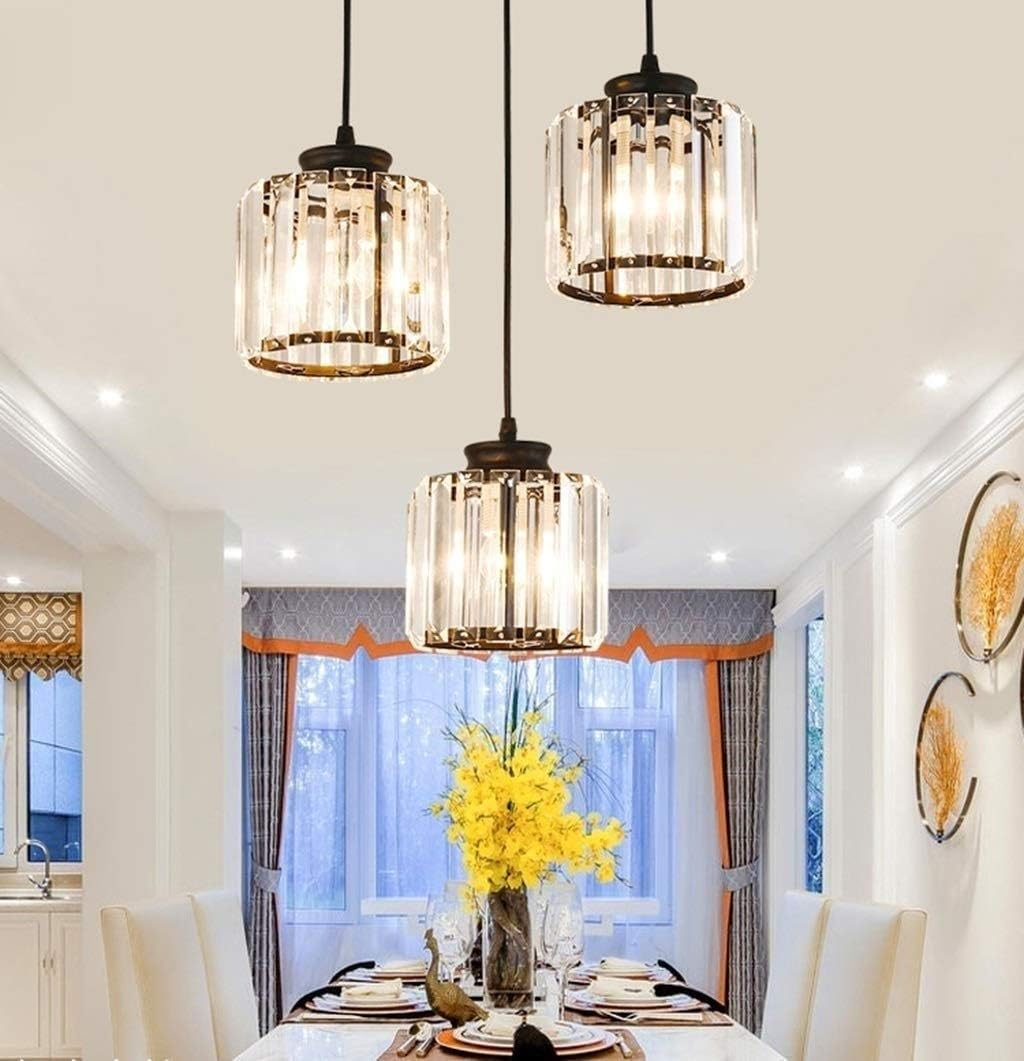 Pendant Crystal Multi Head Nordic Light Fixture | Zenvix