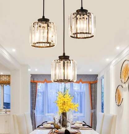 Pendant Crystal Multi Head Nordic Light Fixture | Zenvix