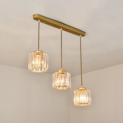 Pendant Crystal Multi Head Nordic Light Fixture | Zenvix