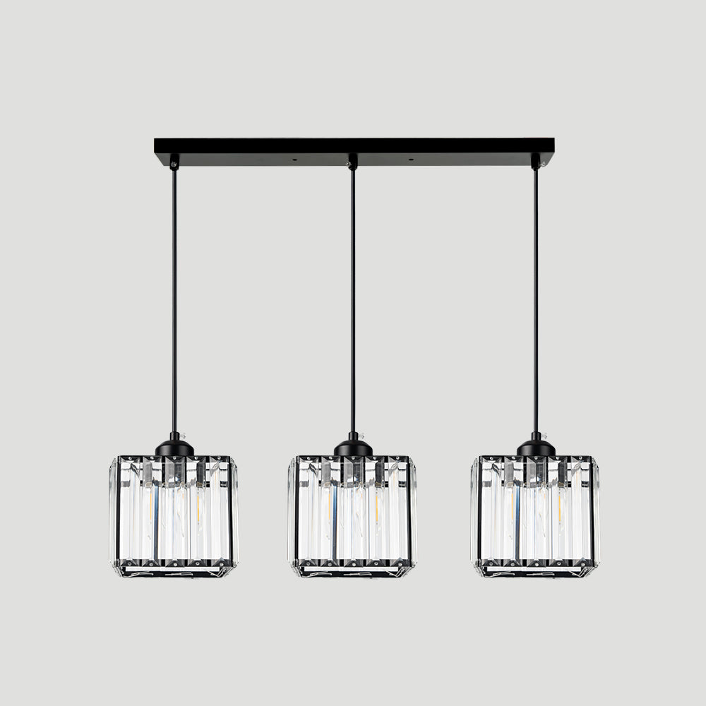 Pendant Crystal Multi Head Nordic Light Fixture | Zenvix