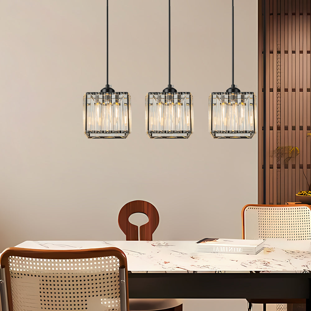 Pendant Crystal Multi Head Nordic Light Fixture | Zenvix
