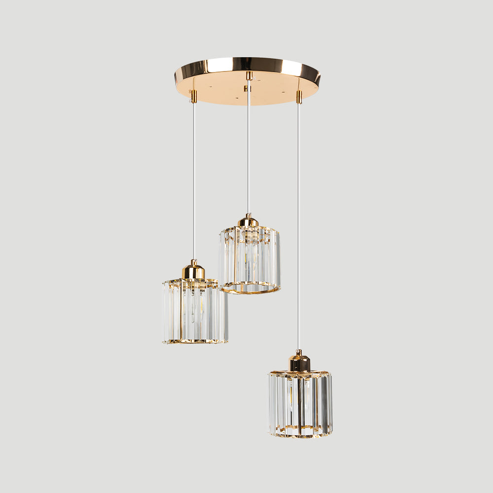 Pendant Crystal Multi Head Nordic Light Fixture | Zenvix