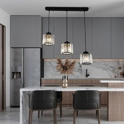 Pendant Crystal Multi Head Nordic Light Fixture | Zenvix