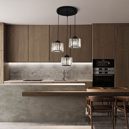 Pendant Crystal Multi Head Nordic Light Fixture | Zenvix