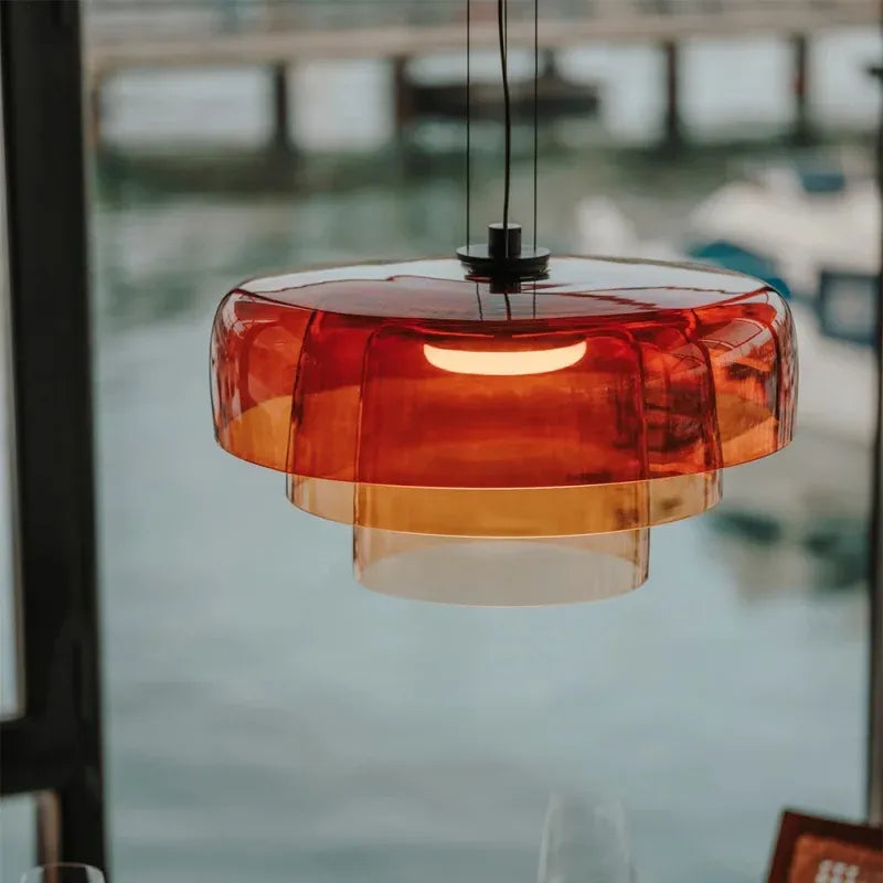 Pendant Glass Shade Nordic Design Light | Halvora