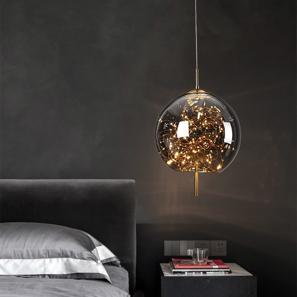 Pendant Glass Shade Nordic Style LED Light | Lormix