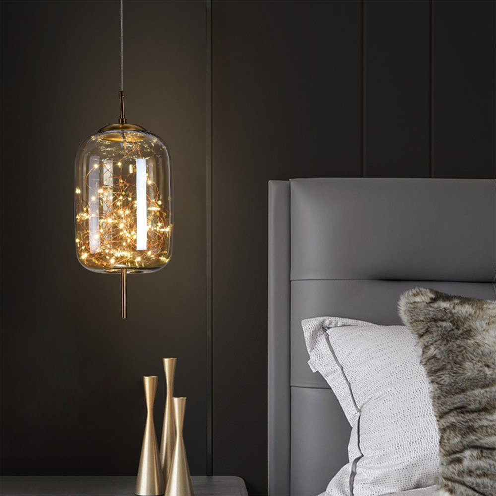 Pendant Glass Shade Nordic Style LED Light | Lormix