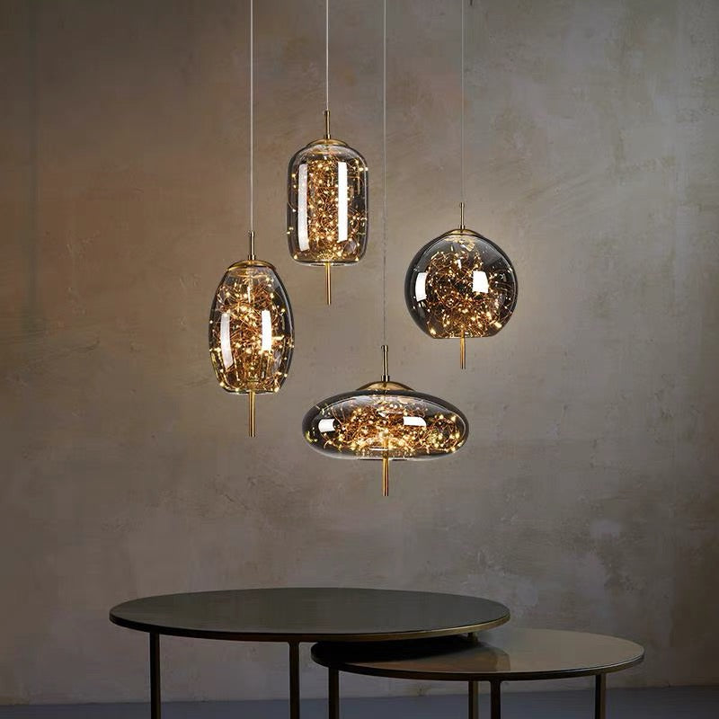 Pendant Glass Shade Nordic Style LED Light | Lormix