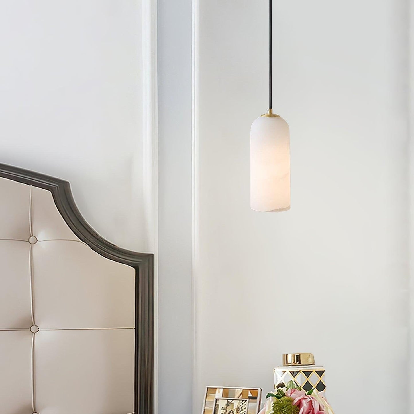 Pendant Light Alabaster Nordic Minimalist Design | Luravo