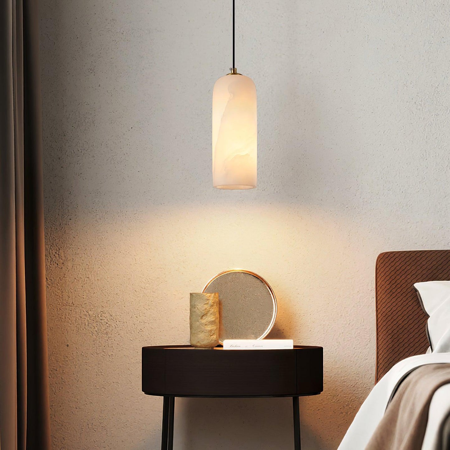 Pendant Light Alabaster Nordic Minimalist Design | Luravo