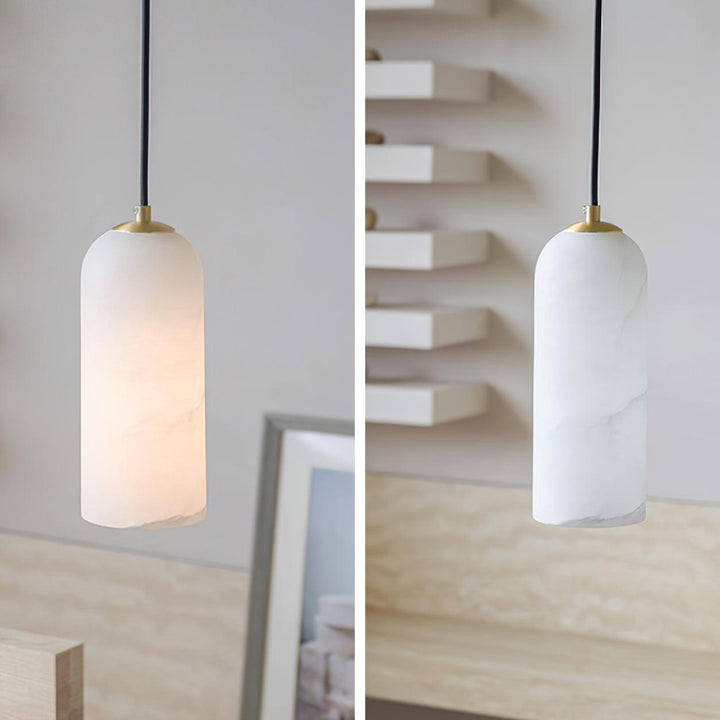 Pendant Light Alabaster Nordic Minimalist Design | Luravo