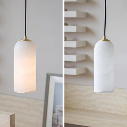 Pendant Light Alabaster Nordic Minimalist Design | Luravo