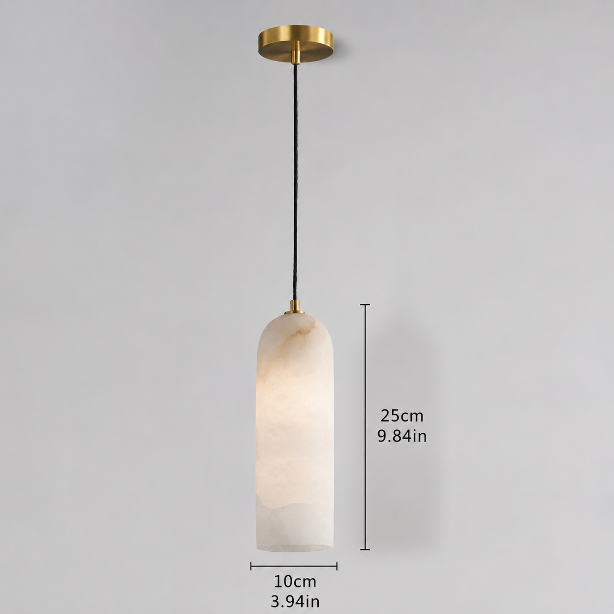 Pendant Light Alabaster Nordic Minimalist Design | Luravo