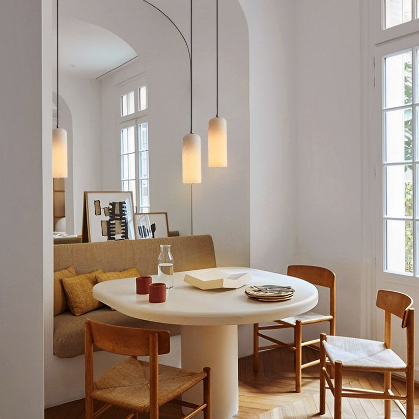 Pendant Light Alabaster Nordic Minimalist Design | Luravo