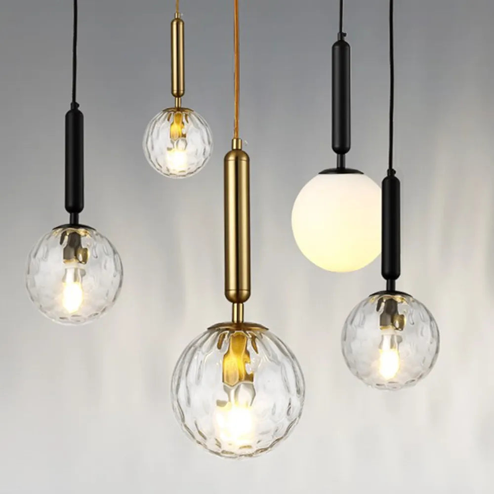 Pendant Light Black Gold Modern Dining Fixture | Nexaro