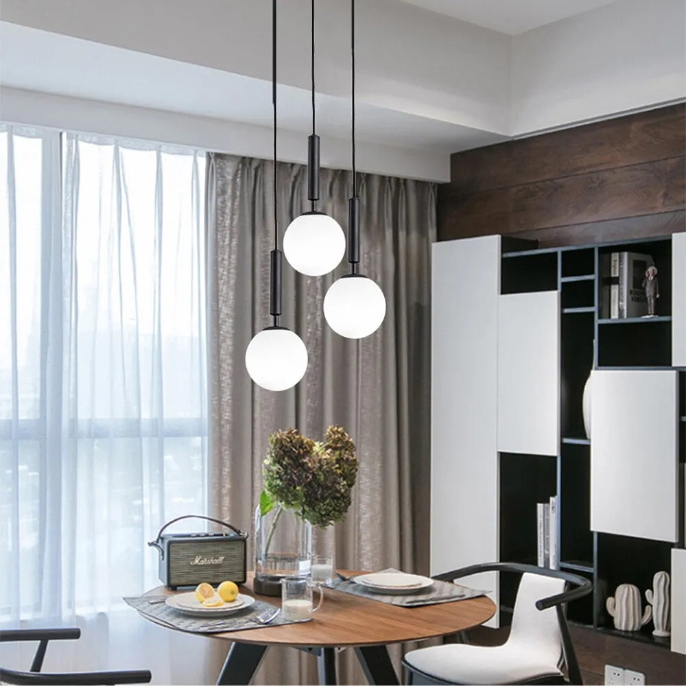 Pendant Light Black Gold Modern Dining Fixture | Nexaro