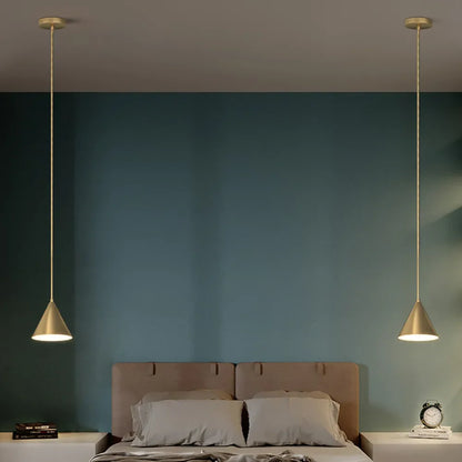 Pendant Light Brass Finish Round Modern Design | Orvena