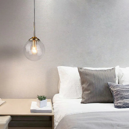 Pendant Light Clear Glass Nordic Style | Elvion