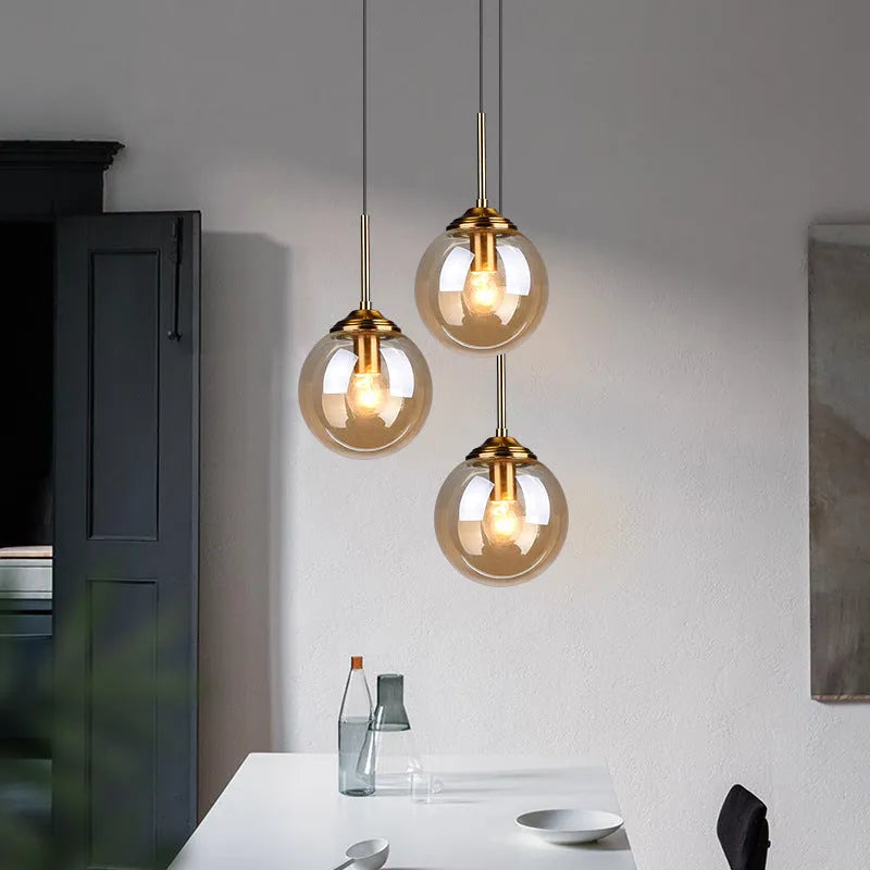 Pendant Light Clear Glass Nordic Style | Elvion