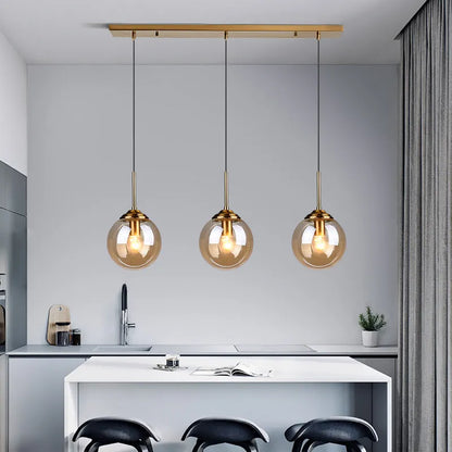 Pendant Light Clear Glass Nordic Style | Elvion