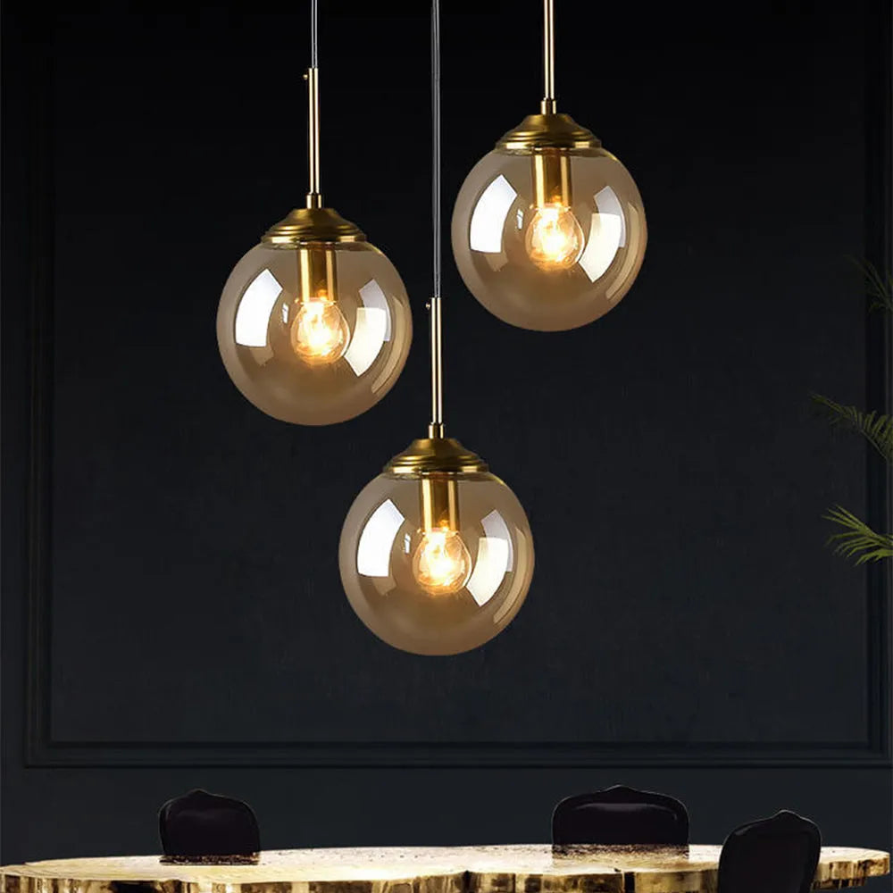 Pendant Light Clear Glass Nordic Style | Elvion