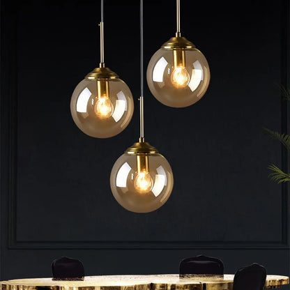 Pendant Light Clear Glass Nordic Style | Elvion