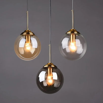 Pendant Light Clear Glass Nordic Style | Elvion