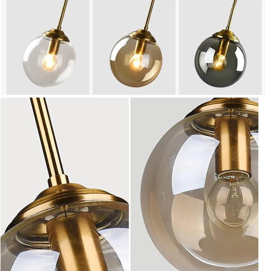 Pendant Light Clear Glass Nordic Style | Elvion