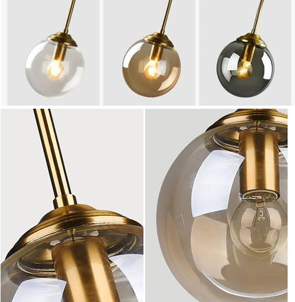 Pendant Light Clear Glass Nordic Style | Elvion