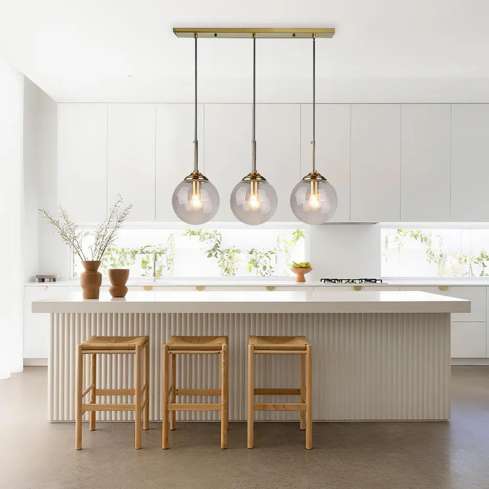 Pendant Light Clear Glass Nordic Style | Elvion