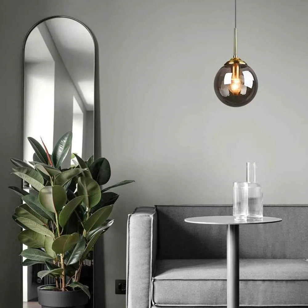 Pendant Light Clear Glass Nordic Style | Elvion