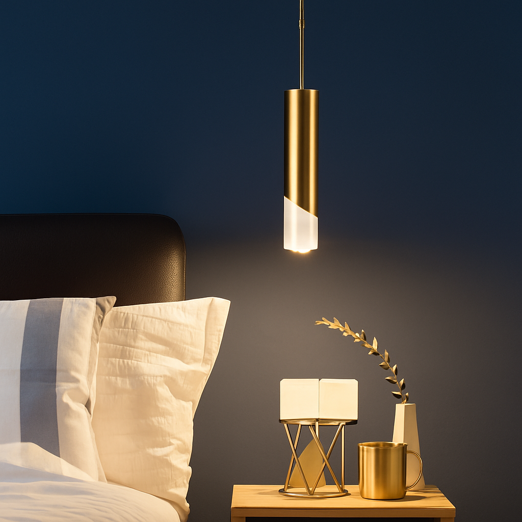 Pendant Light Cylindrical Metal LED Ready Modern | Arvion