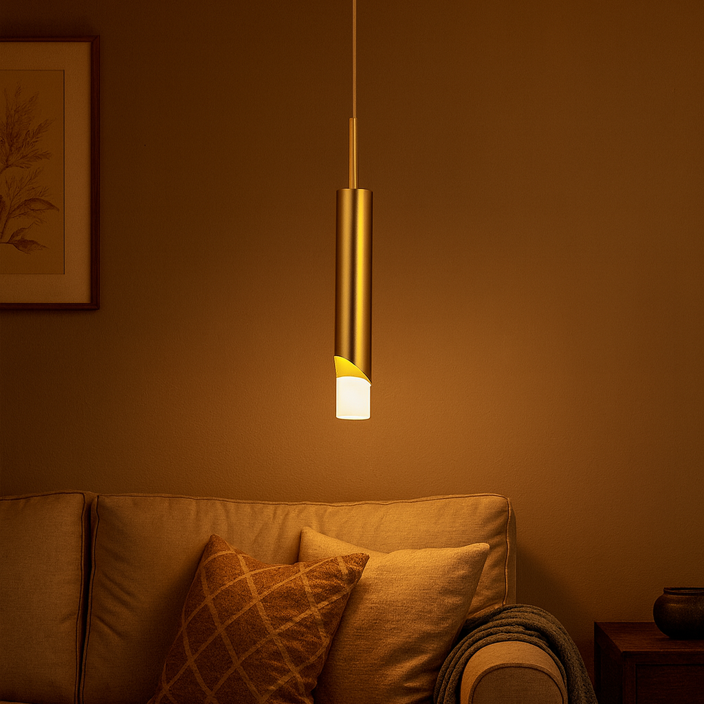 Pendant Light Cylindrical Metal LED Ready Modern | Arvion